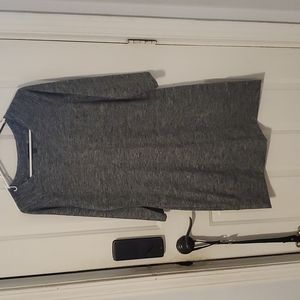 Limited Dark Gray and Black heather L/S Dress